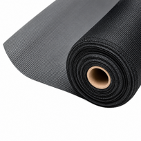 Stiklo pluošto tinklelis nuo vabzdžių, juodas (0.2 x 1.6 x 1.8 x 1400 mm) (30 m) TINKL1.4X30j