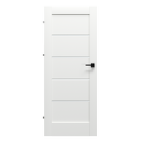 Vidaus durų varčia Trim A4, baltos sp., 644 x 2030 x 40 mm, kairė