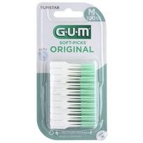 GUM Soft-Picks Original tarpdančių šepetėliai, M dydis, 100 vnt.