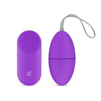 Vibruojantis kiaušinėlis EasyToys, valdomas nuotoliniu būdu, violetinis, kompaktiškas, galingas