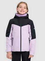 Slidinėjimo striukė mergaitėms 5000 membrana - violetinė