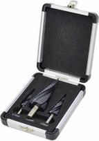 Pakopinis grąžtas, rinkinys AWTools AW40943, metalas/plienui/plastikas, hss-tialn, cilindrinis, 4-39 mm x 10 cm
