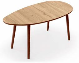 Kavos staliukas Kalune Design Nora, oak, 50 cm x 100 cm x 45 cm
