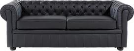 Sofa Beliani Chesterfield, ruda sp., 76 x 195 cm x 70 cm