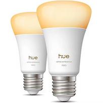Philips Hue WA 1100 A60 2P EU | E27 | 8.1 W | Warm to cool white light | Bluetooth and Zigbee 8720169364868