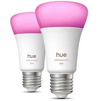 Philips Hue WCA 810 A60 2P EU | E27 | 6 W | White and colour light | Bluetooth and Zigbee 8720169364363