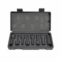 AW38780BLIP AWTOOLS smūginių šešiakampių (HEX / Allen) atsuktuvų galvučių rinkinys 1/2", 6–19 mm, 8 dalių