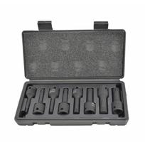 AW38782BLIP AWTOOLS smūginių „Spline“ (12-kampų) atsuktuvų galvučių rinkinys 1/2", M5–M18, 8 dalių