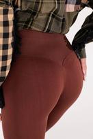 Tamprės su push‑up efektu FLEXING LEGGINGS GLAM Flexit Giulia, spalva hot chocolate/hot chocolate