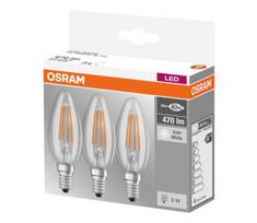 KOMPLEKTAS 3x LED lemputė BASE VINTAGE B40 E14/4W/230V 4000K – Osram