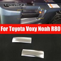 For Toyota Voxy Noah R80 RHD 2014-2017 2018  Interior Door Handle Bezel Garnish Trim Window Lifter Switch Cover F Silver