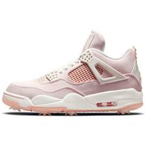 Air Jordan 4 Golf NRG Seersucker Men Sneakers Pink Sail Apricot-Agate CZ2439-101 40