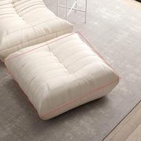 Caterpillar Bean Bag Sofa, Large Tatami Recliner for Balcony or Bedroom 80 cm Width