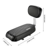 Child Bike Rear Seat Saddle With Armrest and Footrest Pedal Kid Bicycle back Seat Mat Including Backrest For Cycling Bike Part juoda