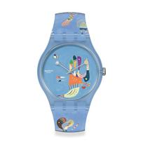 Watch BLUE BY VASSILY KANDINSKY New Gent SUOZ342 [Swatch] SKY, mėlyna