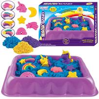 WOOPIE magiško kinetinio smėlio rinkinys su vienaragiais, 3+