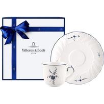 Villeroy & Boch Liuksemburgas Kavos puodelis ir lėkštutė rinkinys white