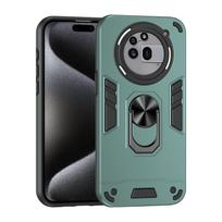 For Nothing Phone 3A Pro Case Shockproof Armor Metal Ring Phone Cases For Nothing Phone 3A Stand Holder Bumper Phone Cover Nothing Phone 3A Pro žalia