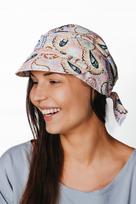 Moterų turbanas Tess su snapeliu 433 Klostyta skara taip pat po chemoterapijos beige