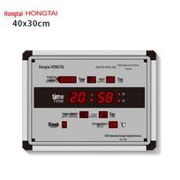 HoTai LED Digital Wall Clock with Perpetual Calendar 31-40cm