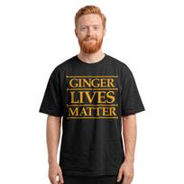 Ginger Lives Matter Marškinėliai | Juokingas Rausvaplaukio Komedijos Juokelis | Humoro Dovana Rausvaplaukiam S įvairiaspalvis