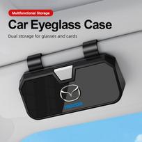 AAFB1 Car Sun Visor Glasses Holder Auto Eyeglasses Storage Box Garage Hand Tools for Mazda 3 bk bl 323 Axela Atenza CX-3 CX-4 CX5 CX-7 juoda