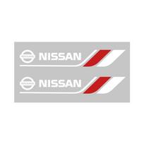 CEXDDH1 2 vnt. Automobilio lango valytuvų lipdukai Nissan X-trail Almera Juke Sentra Navara Leaf Automobilio kristalinė emblema Automobilio dekoras Lipdukai