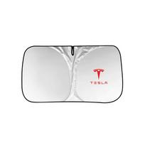 AAAII1 Foldable Car Windshield Sun Shade Umbrella Auto Sunshade Curtain for Tesla Model 3 Model S Model X Model Y Roadster Invader Mod