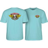 Powell Peralta Winged Ripper T-shirt Teal Ice S įvairiaspalvis