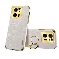 Luxury Crocodile Plating Case for Xiaomi 13T Pro 13 Lite 12T 12 11T 11 Mi 10 10T Protective Cover Ring Magnetic Holder Shockproof Stand Cover For Xiaomi 13 Lite balta