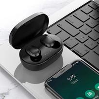 Bluetooth ausinės TWS sportinės ausinės mini belaidės Bluetooth ausinės 5.0 verslo ausinės juoda