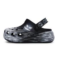Crocs Klasikinės klumpės REGO Hot Dog Hurricane Wraith Purškiamieji dažai Ištrinamas Nuimami priedai Batai su skylutėmis Unisex Juoda ir balta 38-39 juoda balta spalva