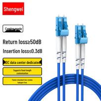 Shengwei Armored LC-LC Single-Mode Dual-Core Fiber Patch Cord