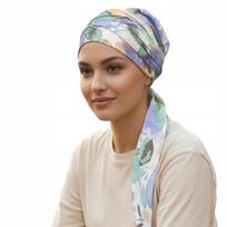 Moterų turbanas Benay Wek-437 Stilingas kaklaskaris, taip pat rišamas po chemoterapijos