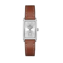 HAMILTON American Classic Love Series Quartz Movement Brown Belt Women's Watch Swiss Watch Silver Dial Stainless Steel Case Leather Strap H11221550 ruda