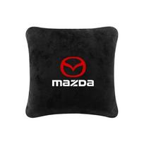 AAGG1 Car Throw Pillow Auto Car Neck Rest Cushion Headrest Pillow Mat Car Cushion For Mazdas 5 6 323 626 RX8 7 MX3 MX5 Atenza Axela juoda