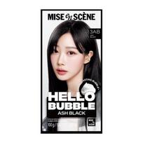 Mise En Scene Hello Bubble Plaukų dažai 100g (22 spalvos) 3AB ASH BLACK