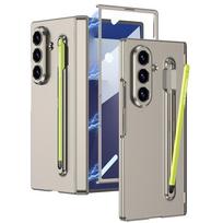 For Samsung Galaxy Z Fold 7 Case Hard Business With Middle hinge Pen Protective Back Cover Case For Samsung Z Fold7 Phone Shell Galaxy Z Fold7