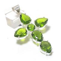 Peridot Handmade 925 Sterling Silver Jewelry Pendant 2.44  a8c56