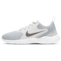 Nike  Flex Experience Run 10 White Platinum Tint Women Sneakers Light-Smoke-Grey Metallic-Silver CI9964-100 38