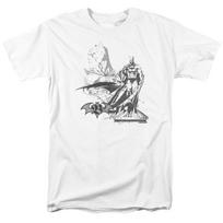 Batman Overseer Mens T Shirt White S