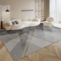 Modernus geometrinis svetainės kilimas Didelio ploto kilimas prie sofos ir kavos staliuko Kilimas drabužių spintai Svetainės kilimas Namų dekoracija 80x120cm 31x47inch
