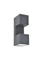 Sieninis lauko šviestuvas Fari LED 10W3K 1200LM IP54t. pilka
