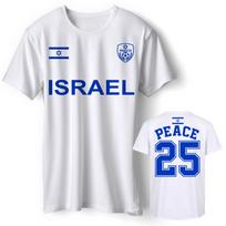 Izraelio Taika 25 Futbolo Marškinėliai T-shirt Vyriški Moteriški Unisex Viršutiniai Marškinėliai 4XL