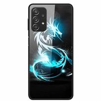 For Samsung A52 5G 4G Cases A52s 5G Tempered Glass Hard Back Cases For Samsung Galaxy A52 5G Phone Covers Funda A 52s 2022 A528B Galaxy A52 4G abrikosas