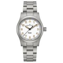 HAMILTON Khaki Field Series Quartz Movement 50 Meters Waterproof Unisex Swiss Watch 38mm White Dial Stainless Steel Strap h69401110 chaki