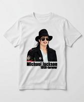 Michael Jackson 1958-Forever Graphic Print T-SHIRT S M L XL XXL 3 4 XL Black S įvairiaspalvis