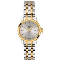 TISSOT Classic Dream serijos kvarcinis mechanizmas 50 metrų atsparumas vandeniui Moteriškas laikrodis Šveicariškas laikrodis 28mm Sidabrinis ciferblatas T129.210.22.031.00 kvarcas