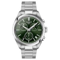 TISSOT Classic serijos kvarcinis mechanizmas 100 metrų atsparumas vandeniui vyriškas laikrodis Šveicariškas laikrodis 40mm žalias ciferblatas nerūdijančio plieno korpusas T1504171109100 žalia