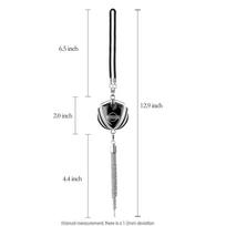 BQCABI1 1pcs For Nissan Nismo X-Trail Sentra Qashqai Juke Note Leaf 3D Metal Auto Hanging Ornaments Car Rearview Mirror Emblem Pendants
